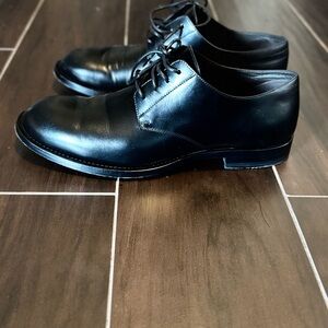 THE ROW Black leather NOVUS DERBY
LOAFERS oxford